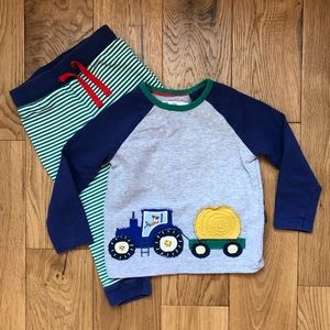 Baby Boden tractor play set